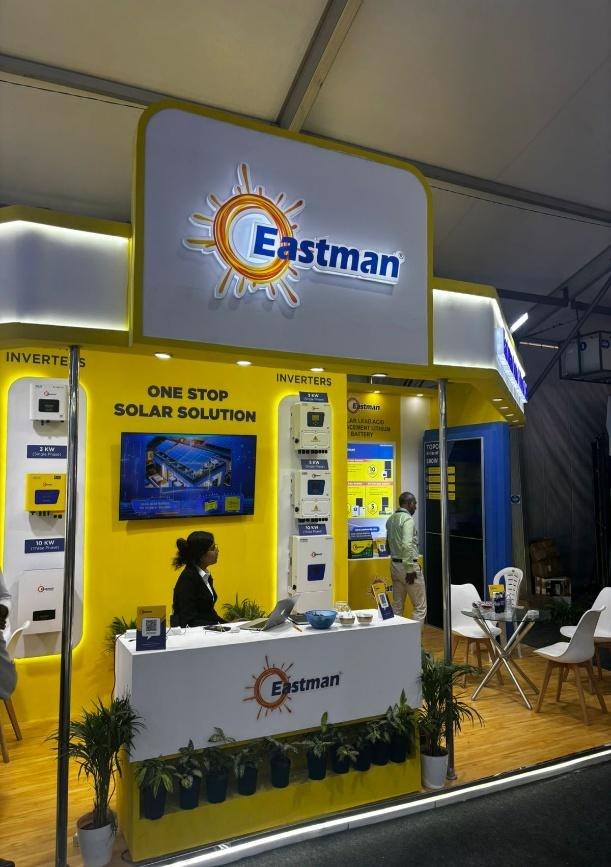Eastman solar inverter and battery display
